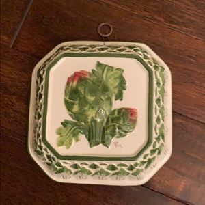 Artichoke Ceramic Wall Hanging Made in Italy 🇮🇹